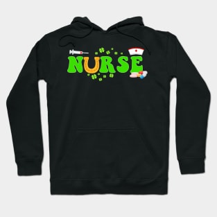 Syringe Nurse St. Patrick's Day Hoodie